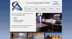 Desktop Screenshot of caconstructiongroup.com